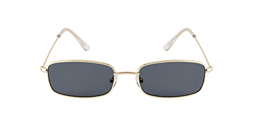 Image of Ted Smith Polycarbonate UV Protection Metal Square Sunglasses