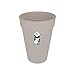 elho Loft Urban Rund Hoch 42 - Blumentopf für Außen - Ø 42.0 x H 56.0 cm - Grau/Warmes Grau
