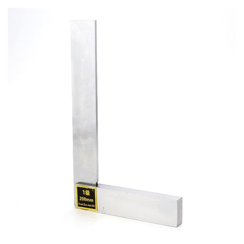 Regla cuadrada de asiento ancho de 90 grados, juego de herramientas de medición de Metal, herramientas cuadradas de carpintería y carpintería, regla de ángulo cuadrado for carpintería Herramientas par