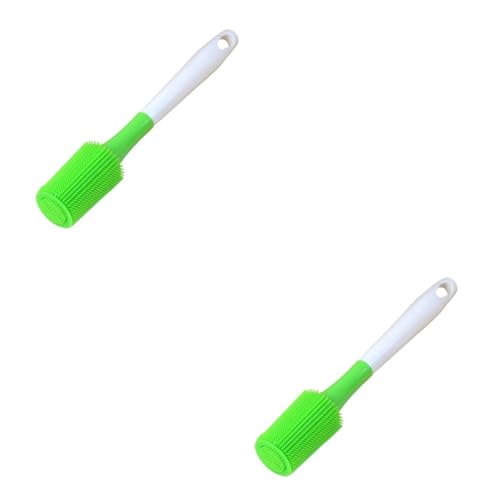 FOMIYES 2pcs Bottle Brush for Kitchen Bottle Cleaning Brush Long Handle Bottle Brush Silicone Bottle Brush