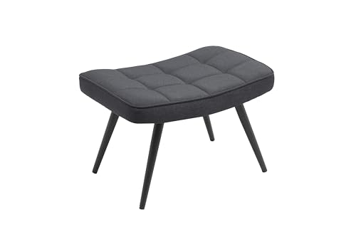 byLIVING Sessel Uta/Webstoff dunkelgrau/Gestell schwarz pulverbeschichtet/Relaxsessel/Armlehnen-Sessel/B 72, H 97, T 80 cm byLIVING Sessel Uta/Webstoff dunkelgrau/Gestell schwarz pulverbeschichtet/Relaxsessel/Armlehnen-Sessel/B 72, H 97, T 80 cm