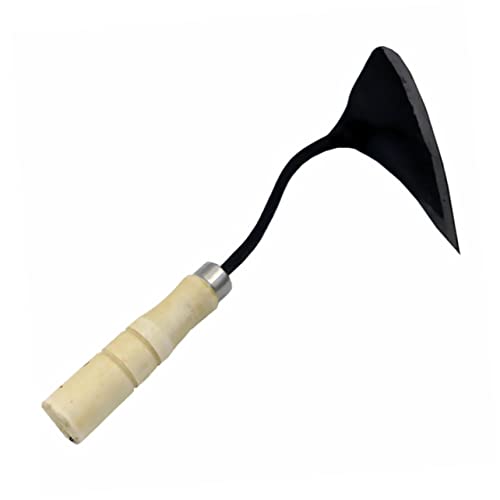 Kisangel Pico Triangular Torcido Herramientas De Deshierbe De Jardín Estribo Rastrillos Cenefa Cortacésped Pequeña Azada Escardador Herramientas De Jardinería Azada De Siembra Acero Carbono