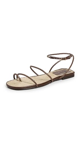 SCHUTZ Women's Kaya Straw Flat Sandals