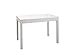 ASTIMESA Mesa de Cocina, Metal, Blanco, 100x60cm-extendida 150x60 cms