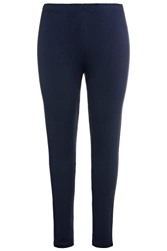 Ulla Popken Womenswear Plus Size Curvy Oversize Basic Comfort Fit Leggings Navy Blue 58+ 485548 71 #TOP22