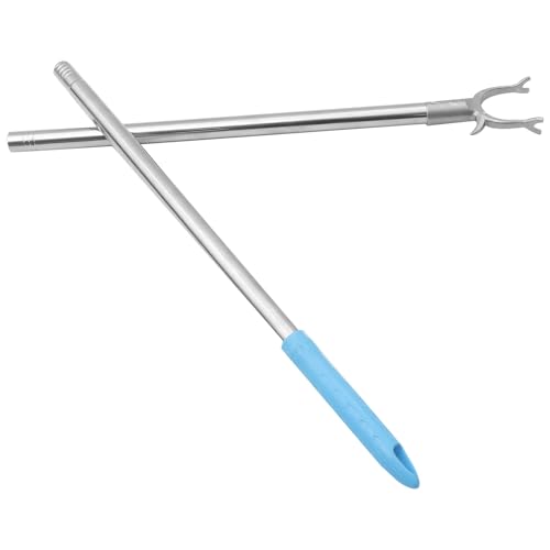 Beaupretty Barra para Colgar Ropa de Acero Inoxidable 95 Cm Tenedor en U, Perchero Firme para Armario, Barra de Alcance Largo para Secar y Organizar Ropa en Armarios Estilo Estilo Aleatorio