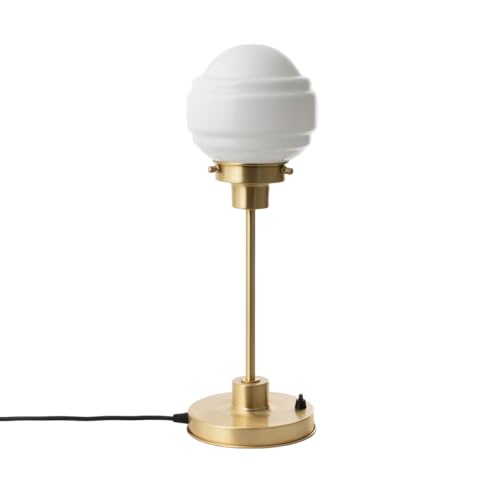 Lampe de Table Polkadot 20's Laiton Art Deco luminaire de salon rétro