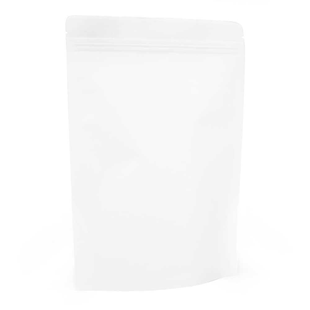 Evg White Evergreen Goods 170X240mm Kraft Ziplock Bags, Reusable, Foil Lined & Heat Sealable Food Pouches For Food Storage, Coffee, Tea, Beans, Nuts, Dried Fruits