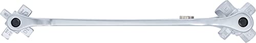 Clé vidange spéciale avec tête rotative 8-EN-1 BGS 1012 multi-empreinte - 4