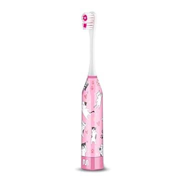 Escova Dental Elétrica Infantil - Kids Health Pro - Gatinho - Multi Saúde - HC155