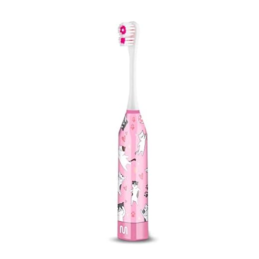 Escova Dental Elétrica Infantil - Kids Health Pro - Gatinho - Multi Saúde - HC155