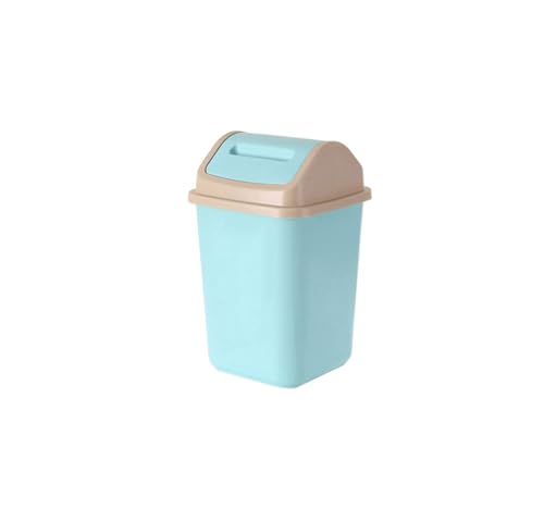Caneca de basura plástica 3.6 GAL resistente y antipérdida