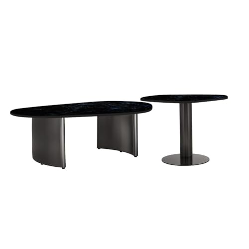 Image of Wakefit Center Table | 1 Yr Warranty | Coffee Table for Living Room Wooden, Tea Table for Living Room Wooden, Sofa Table, Free Installation from Brand, Modern Multi-Functional & Wobble-Free(Mocca)