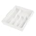 Produktbild keeeper Franka Besteckkasten ausziehbar, Polypropylen, Weiß, 38 x 32 x 7,5 cm