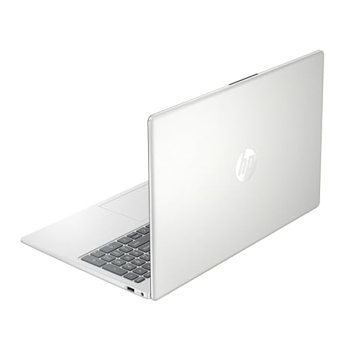 Image of HP 15.6 Inch Laptop with 1-Year Free Microsoft Office 365 | Intel Pentium N200, 4-Core CPU | 8GB RAM, 128GB SSD | Intel UHD Graphics | Full-Size Keyboard | Windows 11, Natural Silver