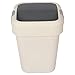 Kosz na śmieci z tworzywa sztucznego o pojemności 8 l (beżowy)