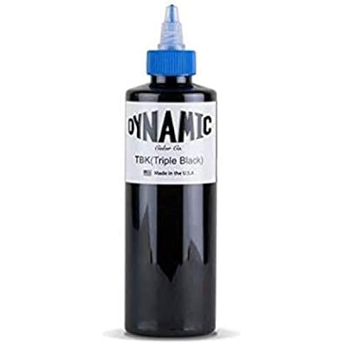 Dynamic Color Triple Black Tattoo Ink 8-oz