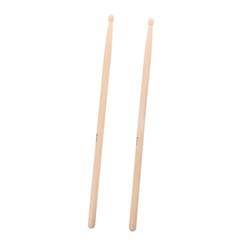 Baquetas profesionales Totority, 2 piezas, para principiantes, de madera, mango liso que alivia la fatiga de las manos, aptas para diversos estilos de batería miniatura 1