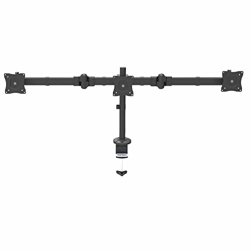 Support de bureau bras triple ARMTRIO StarTech.com pour 3 écrans VESA jusqu'à 27 pouces
