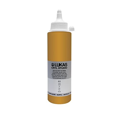 Lukas Cryl Studio - Pintura acrílica (250 ml), color dorado