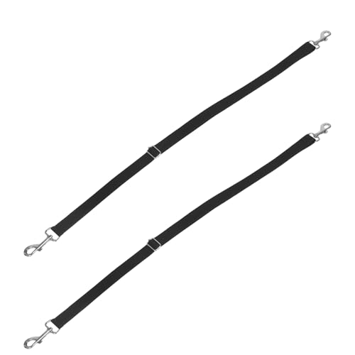 Gogogmee Correas Ajustables para Patas de Manta de Caballo de Nailon Resistente, Longitud 58-132 Cm, con Doble Broche Giratorio, Accesorio Elástico para Fijación Segura en