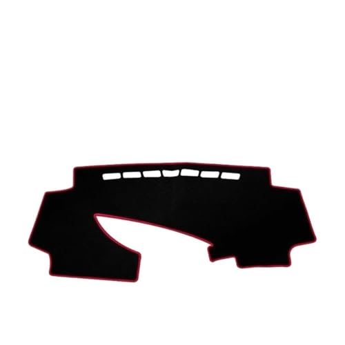 cubierta tablero coche Para Verso AR20 2009-2018 Cubierta Para Salpicadero Coche Parasol Evita Alfombrillas Ligeras Almohadillas Antideslizantes(Red Side)