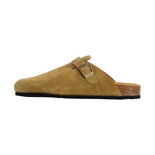 Mules planas de cuero Natural World para tus paseos veraniegos