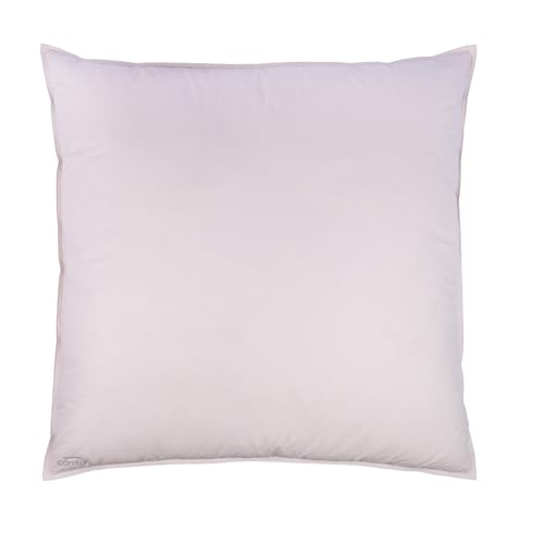 Traumschloss Künsemüller Kopfkissen Comfort 80x80cm mit 80% Daunen, Doppelkammer Daunenkissen mit...