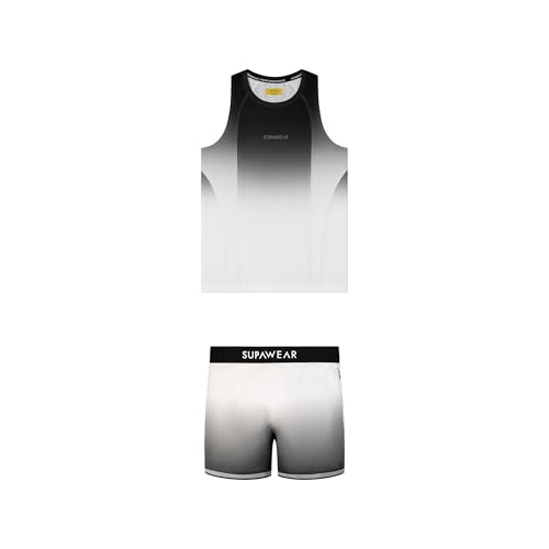 Shorts Homme et Singlet Supawear SPR Gradient Ensemble Premium Noir Taille L
