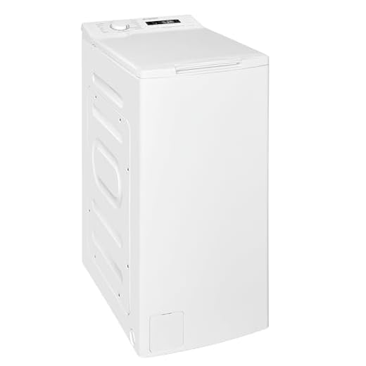 Exquisit Lavatrice 7,5 kg, caricamento dall'alto, lavatrice stretta, classe energetica A, 1200 giri/min, tempo di partenza, programma breve, LTO1207-030A, bianco