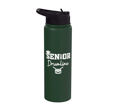 Senior Drumline Class Of 2027 Marching Band Graduation Stainless Steel Insulated Water Bottle