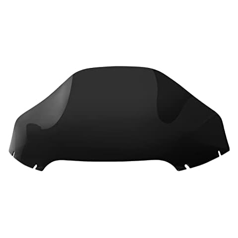 FIASRAC Windscreen, Motorcycle 13Inch Windscreen Fit for Harley Road Glide FLTR FLTRX 14-23 (Dual Light Glide) (Black) Cover