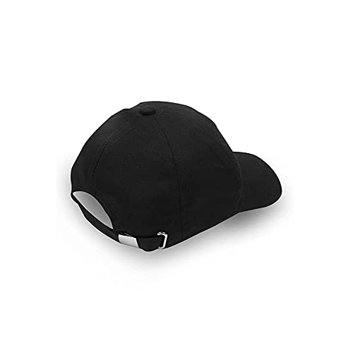 Yanek Plain Classic & Adjustable Baseball Cap for Unisex, Black