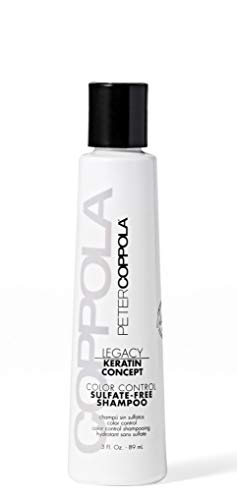 Peter Coppola Keratin Concept Color Control Sulfate-Free Shampoo â€“ 3 Fl Oz â€“ Gentle Cleansing, Keratin Complex, Color Safe Shampoo for Daily Use