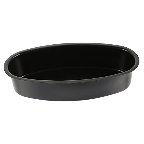 Cabilock 2pcs Oval Cake Non Stick Baking Pan Detachable Ovenware for Kitchen Baking Easy to Clean Design for Professional Home Use