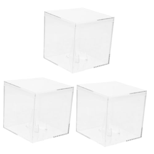 BESPORTBLE Box Acrylic Guitar Picks Storage Box Durable Guitar Pick Holder Case