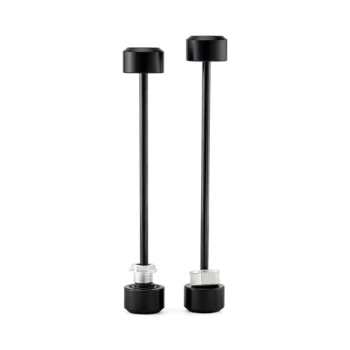 Frame Sliders Fit for HUSQVARNA 701 modification, anti-collision and anti-fall protection ball front and rear wheel rods, wheel axles, body protection bars anti-fall Beautiful(Wheel axle rubber front