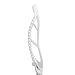 STX Stallion 1K Men's Lacrosse Head Unstrung, White