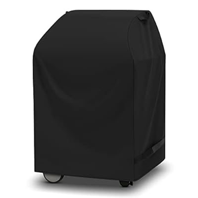Arcedo Small Grill Cover 32 Inch, 2 Burner BBQ Gas Grill Cover, Heavy Duty Waterproof Outdoor Barbecue Cover with Handles, Fits Weber, Brinkmann, Char Broil, Holland and More Grills, Black