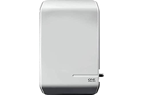 One For All SV 9450 antenne TV Intérieur, Extérieur - Antennes TV (Intérieur, Extérieur, Blanc, Double-polarisation, Dab,Dab+,UHF,VHF, 25000 m, F, IEC)