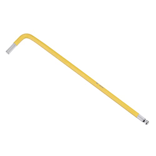 sourcing map 4mm Ball End Hex Key Wrench, L Shaped Long Arm S2 Steel Repairing Tool