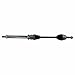 Wajir 2pcs Complete CV Joint Axle Shaft Assembly Right Passenger Left Driver Front Side Set Automatic Transmission 3572658957447-03013R for Ford for Focus 2.0L 2012-2018 NCV11183 NCV11182 WJR1415