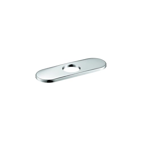 Plaque de base hansgrohe 0649000 chrome pour robinet monotrou de baignoire 15,2 cm - 2