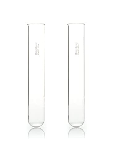 Image of Borosilicate Glass Test Tube 25Mm X 150 Mm, Capacity 55 Ml (Boiling Tube) With Rim (2)