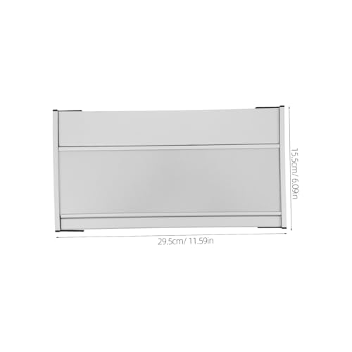 Identification de cubicles en aluminium avec plaque interchangeable - 3
