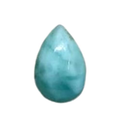 Larimar cabochon poire 13x8x5mm pierre naturelle de joaillerie pour bague et pendentif DIY