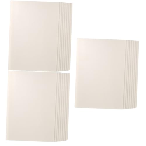 LALAFINA 30pcs Blank Plastic Display Board for Crafting and Presentations White Boards Lightweight and Easy to Cut for Art Projects Weddings Exhibitions