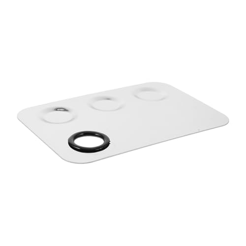 minkissy Makeup Mixing Palette Foundation Mixer Plate Makeup Eyeshadow Palette Easy to Clean Portable