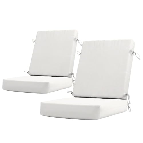 California Umbrella Dining Chair Cushion Set of 2 20 x 40 Natural