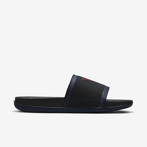 Nike Offcourt (Cleveland) Slide (DH6987-002, Black/College Navy/Sport Red)4